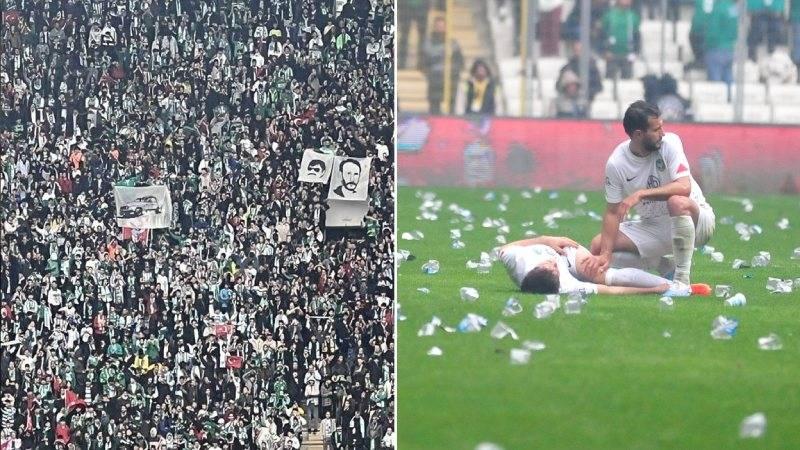 Bursaspor'dan tepki: Bu ceza bize değil, tek çatı altında bir araya gelen tüm takımların vatansever taraftarlarına verilmiştir