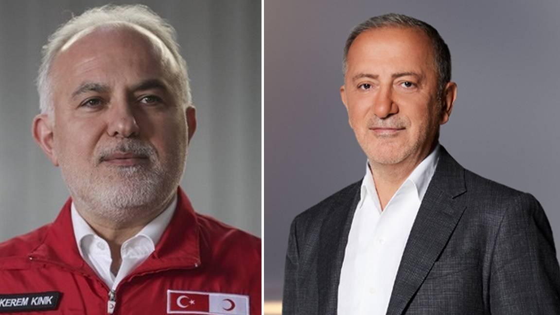 Kerem Kınık (solda) ve Fatih Altaylı