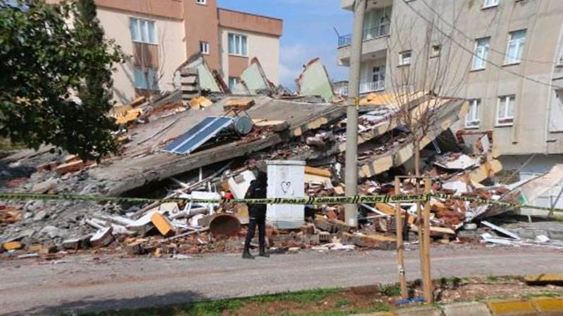 Adıyaman'da çöken binadaki arama enkazda canlı bulunmadığının tespitiyle sonlandı