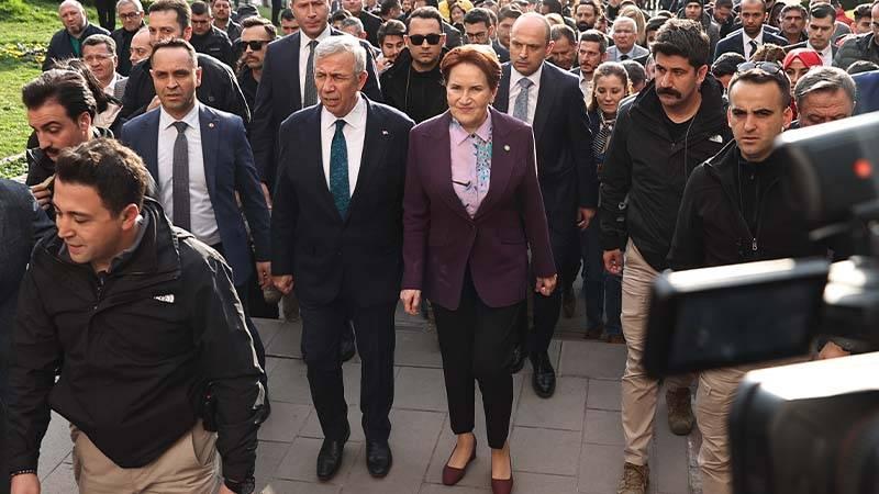 Akşener ve Yavaş'tan 'değişim' dileği