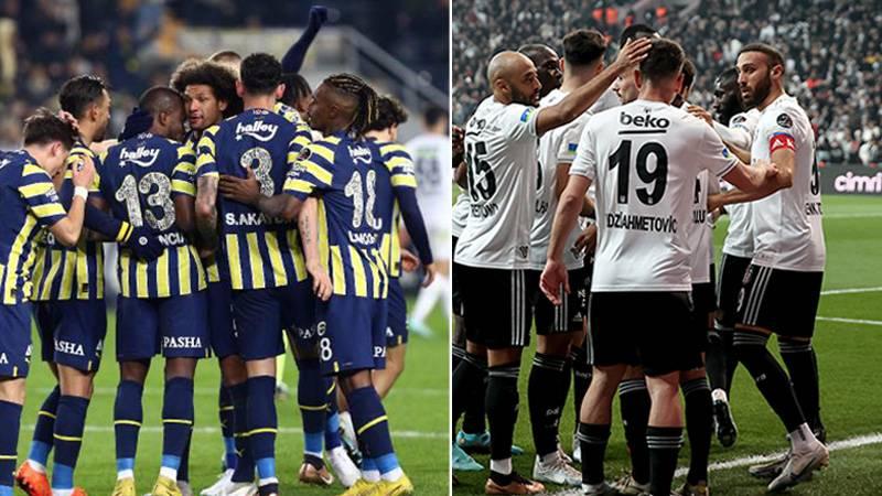 Süper Lig'de dev derbi; Fenerbahçe'nin konuğu Beşiktaş