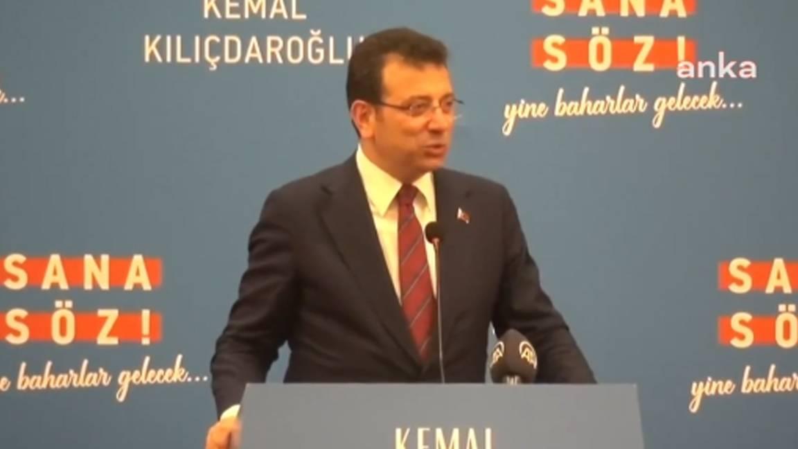 İmamoğlu: Yeni hükûmetimizde özenli bir çalışmayı Trabzon'umuza ve bölgemize yapacağımızı buradan ilan etmek isterim