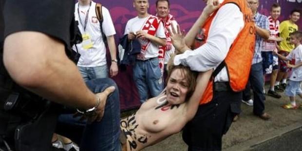 FEMEN Euro 2012'ye damga vurdu!