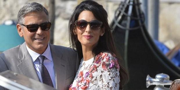 Clooney ve Alamuddin çiftinden 5 milyon dolarlık fotoğraf