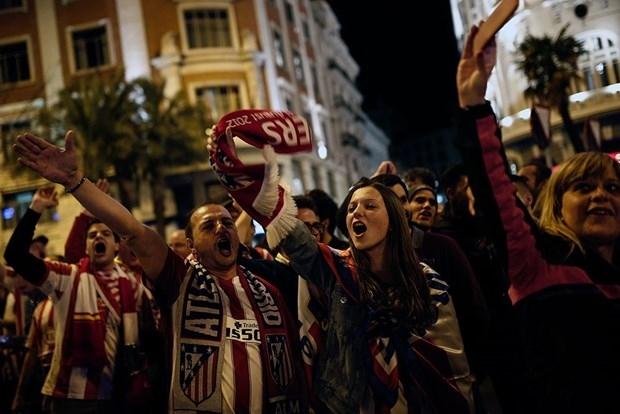 Atletico Madrid taraftarı Şampiyonlar Ligi finalini böyle kutladı