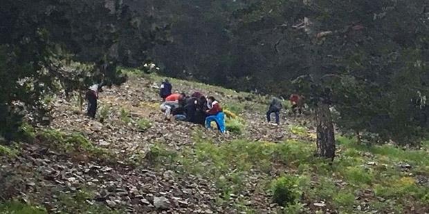 Giresun'daki düşen helikopterin bulunduğu bölgeden ilk fotoğraflar