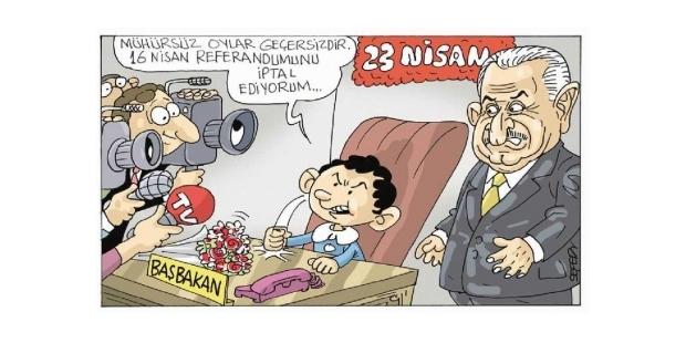 Çizgilerde bugün (23 Nisan 2017)