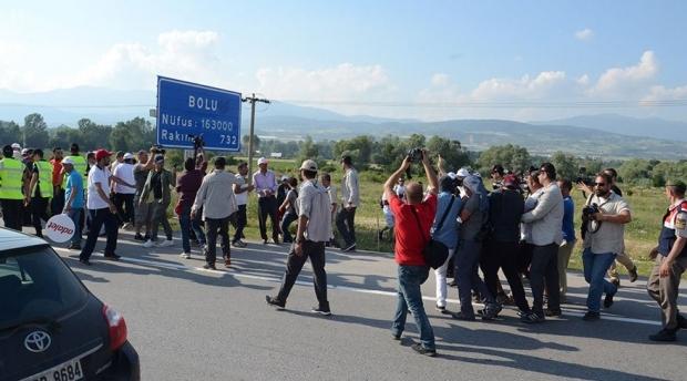 Adalet Yürüyüşü 10. gününden kareler	