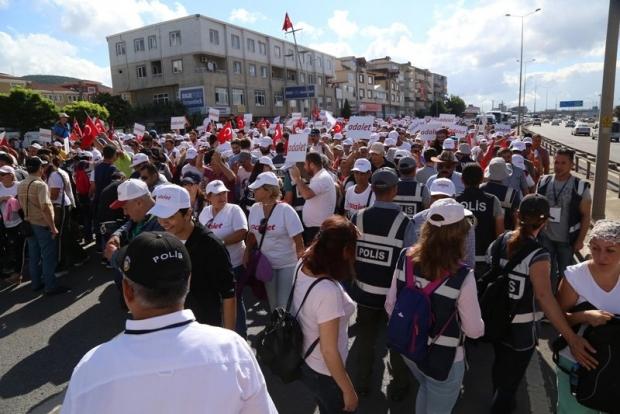 Adalet Yürüyüşü 21. gününden kareler	