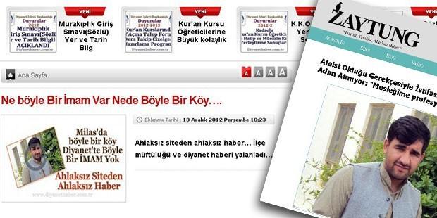 Diyanet, Zaytung haberini ciddiye aldı