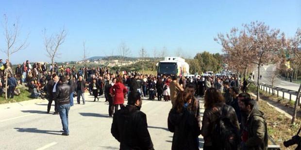 Urla'da HDP'li gruba polis engeli 