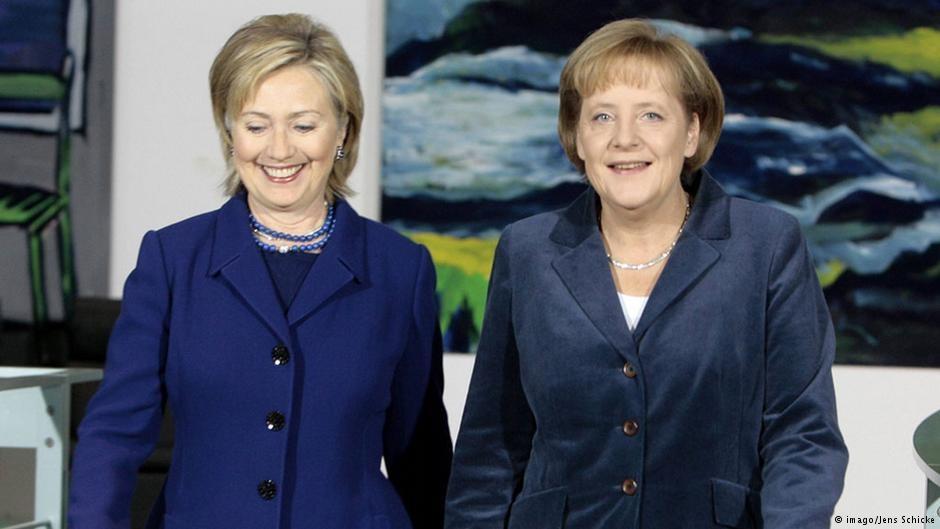 Clinton Merkel’a hayran