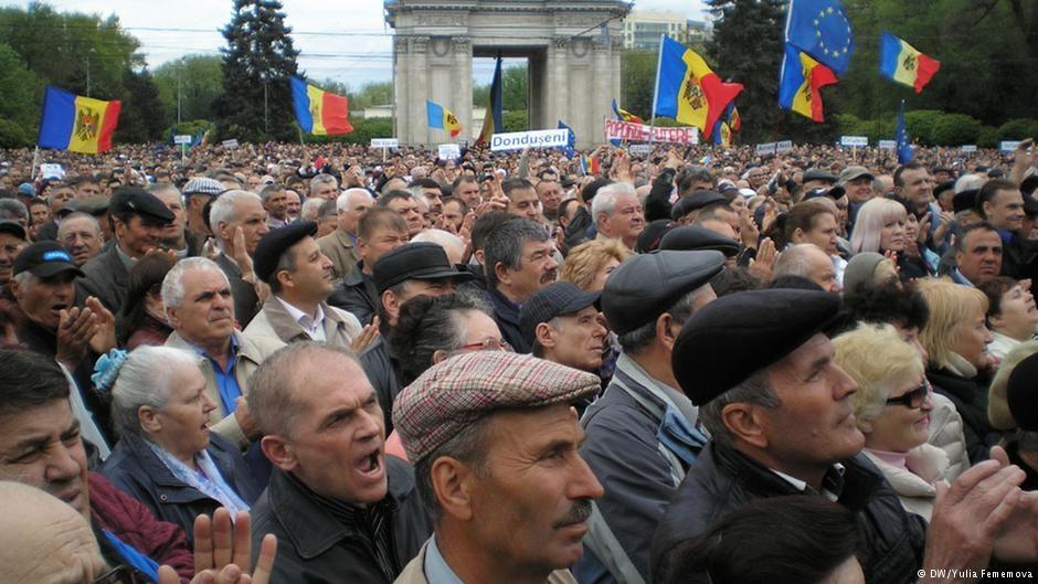 Moldova’da yolsuzluk protestosu