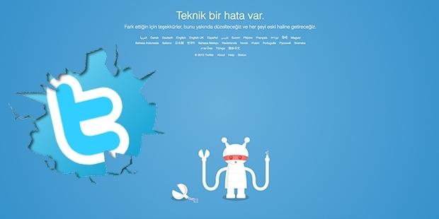 Twitter'a ulaşım kısa süreliğine sağlanamadı