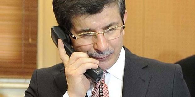 Davutoğlu’ndan Gül’e telefon