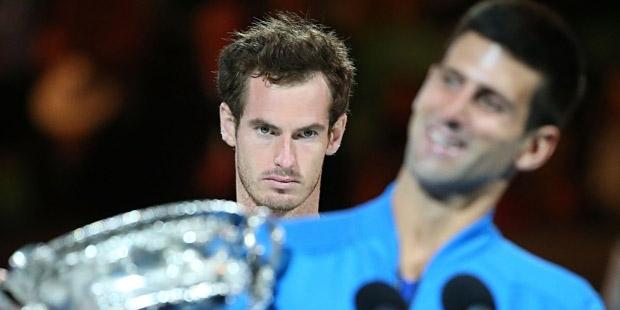 Murray, Djokovic'in ensesinde