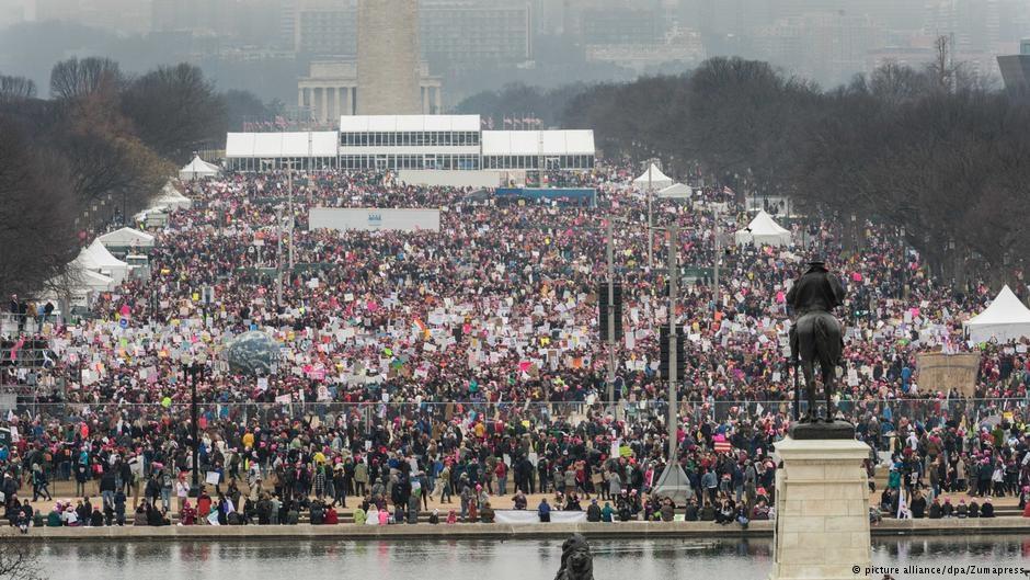 Kadınlardan Trump protestosu