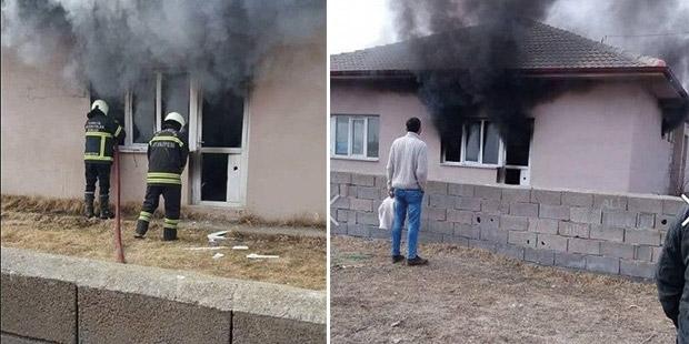 Erzincan’da cemevinde yangın