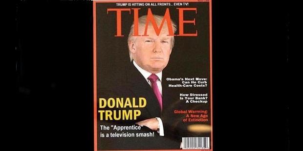 Trump'tan sahte Time kapağı