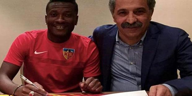 Asamoah Gyan, Kayserispor'da!