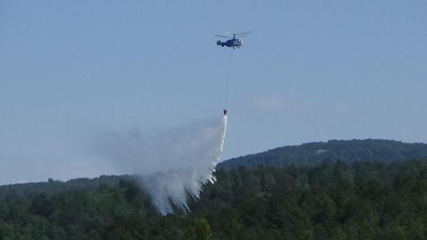 Kazdağları'nda korkutan yangın