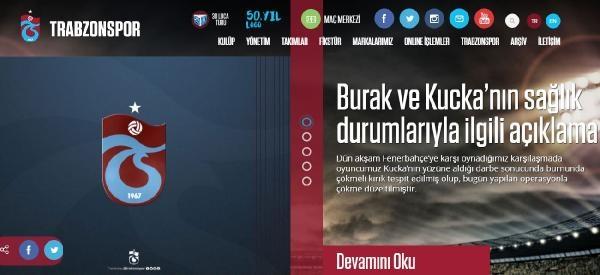 Trabzonspor'dan sakatlık açıklaması