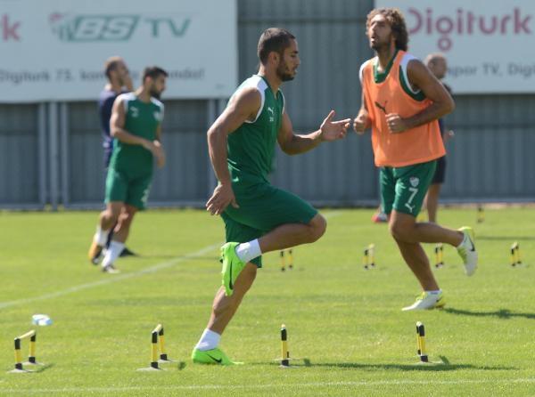 Bursaspor'da sabah antrenmanı