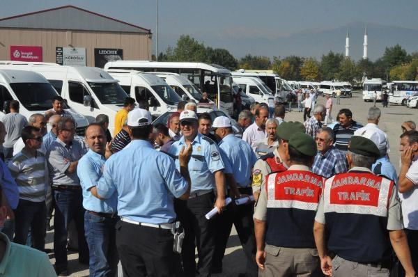 İnegöl'de servislere denetim