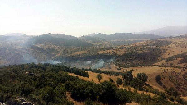 Isparta'da orman yangını