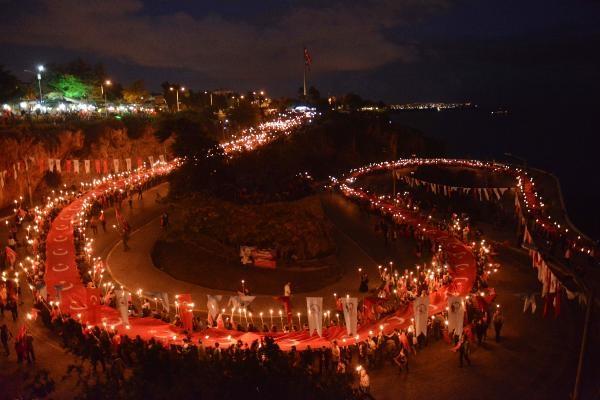 Antalya'da Cumhuriyet coşkusu