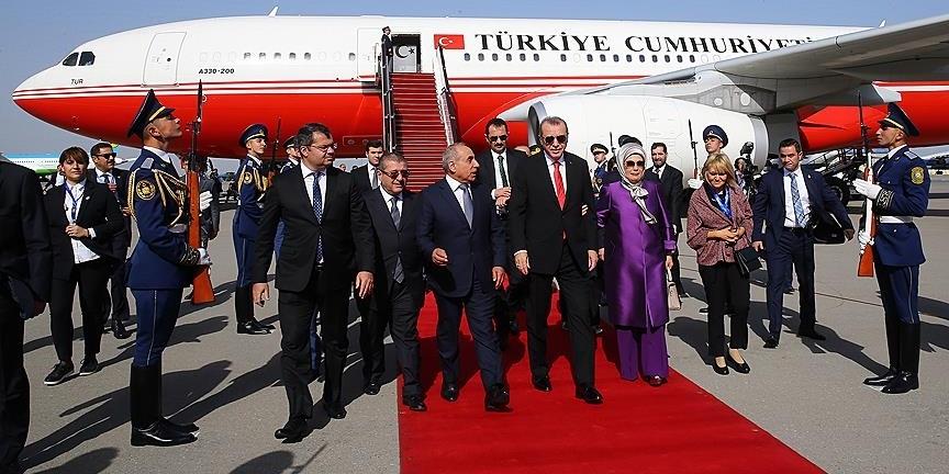 Cumhurbaşkanı Erdoğan Bakü-Tiflis-Kars Demiryolu'nun açılışına katıldı