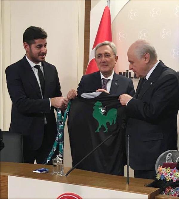 Denizlispor'dan Bahçeli'ye ziyaret 