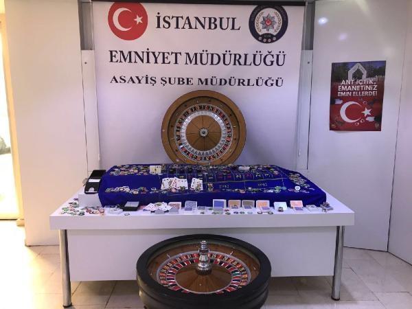 İstanbul'da kumarhane baskını