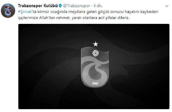 Trabzonspor’dan Şırnak mesajı