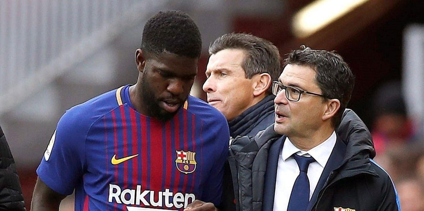 Barcelona'da Umtiti sakatlandı