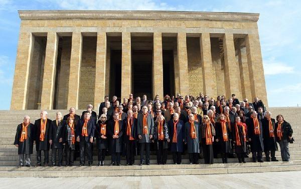 Galatasaray heyeti, Anıtkabir'de