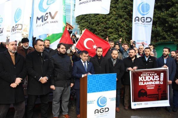 İzmit'te, Kudüs protestosu