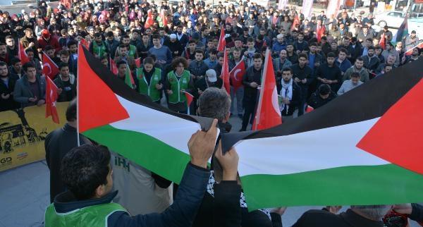 Karabük'te Kudüs protestosu