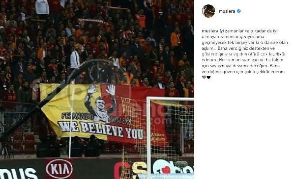 Muslera'dan taraftar paylaşımı