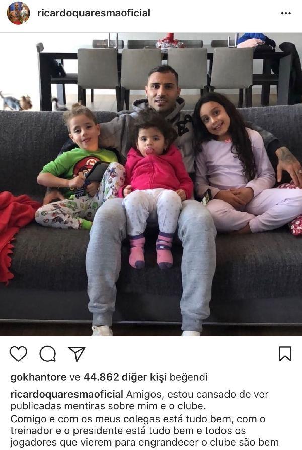 Quaresma'dan açıklama