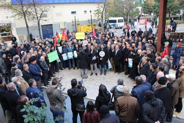 Yalova'da Kudüs tepkisi