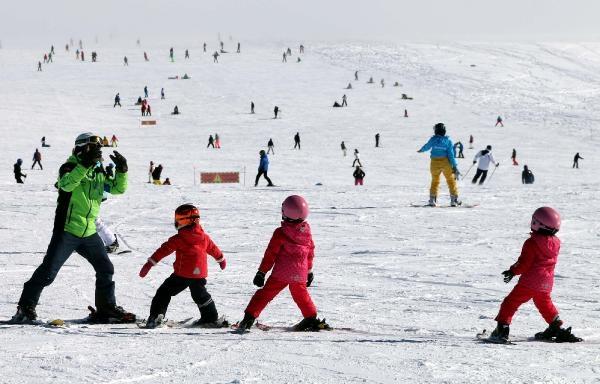 Erciyes'te, sömestir yoğunluğu