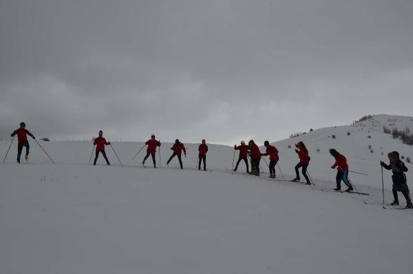 Taşımalı kayak antrenmanı