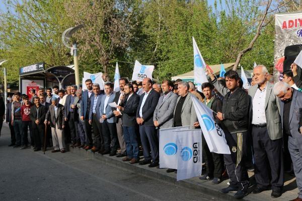 Adıyaman'da İsrail protestosu