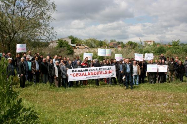 Karadere'deki kirliliğe tepki 