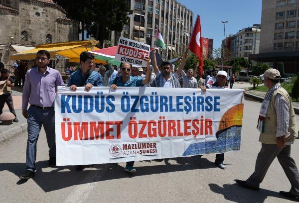 Adana'da 'Kudüs' protestosu 