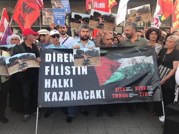 Kadıköy'de "Kudüs" protestoları