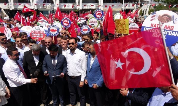 Mersin'de İsrail protestosu