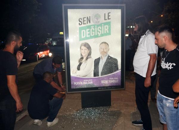 Keşan'da HDP gerginliği 