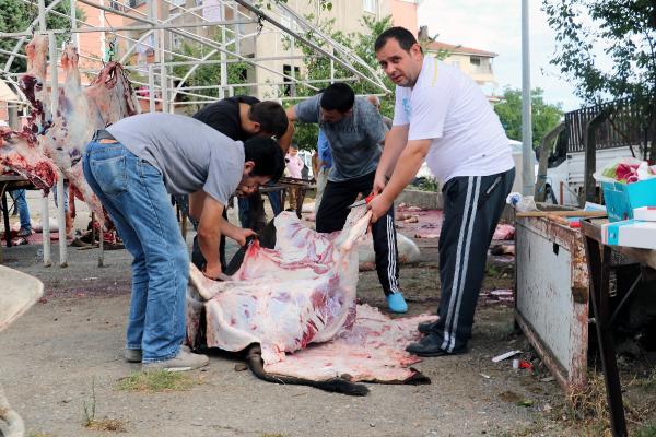 Samsun'da kurban manzaraları